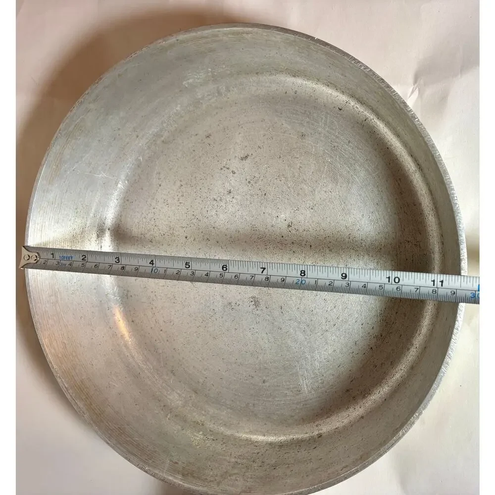 Vintage Club Aluminum 11.5-inch chicken fryer skillet Harvest Gold